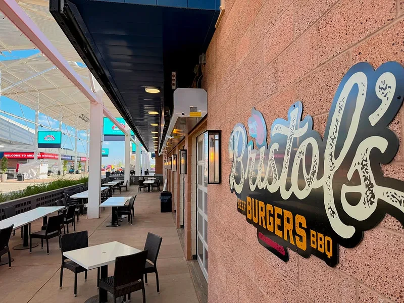 Bristol’s · covered patio seating