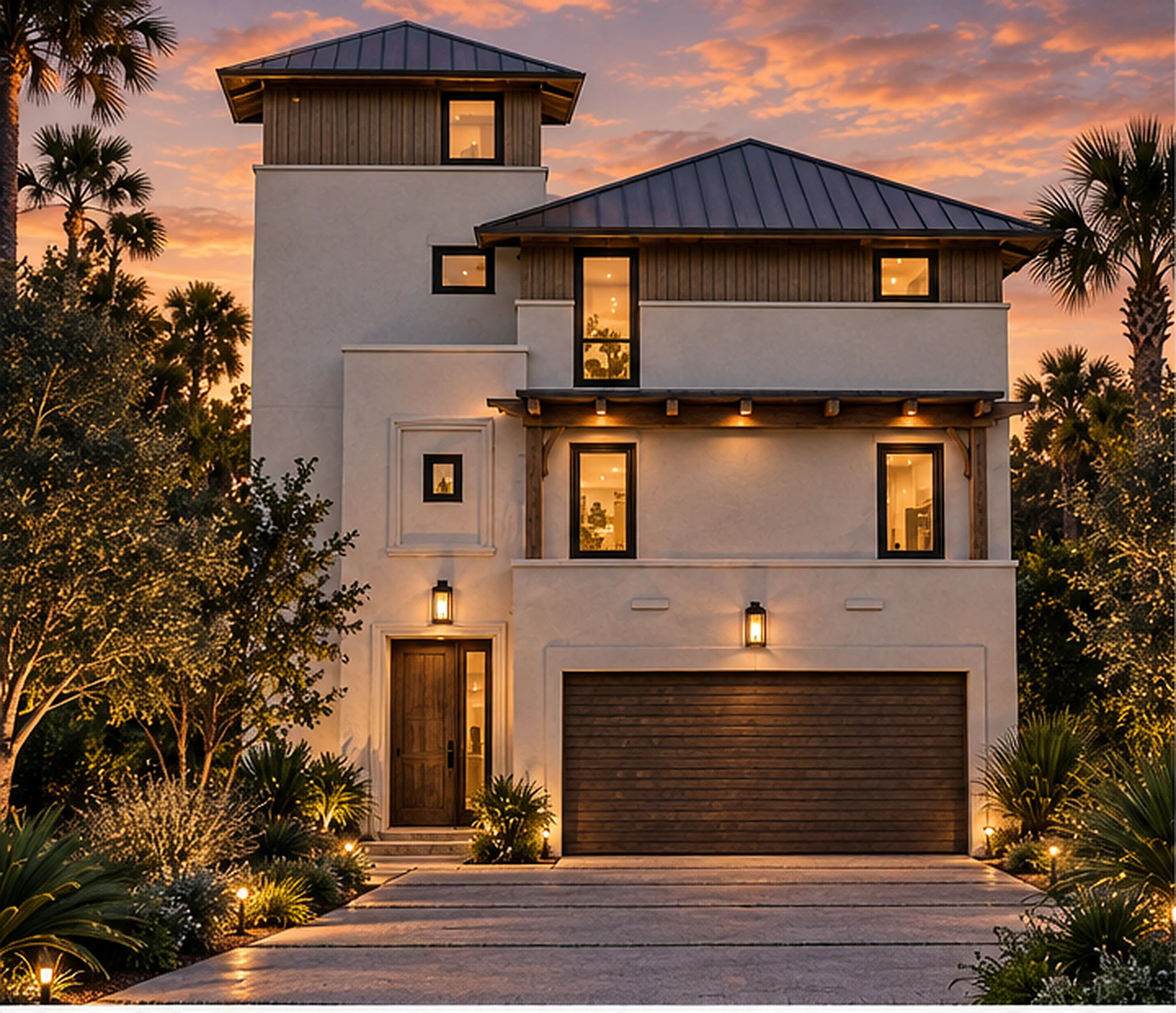 Residential design concept · front elevation