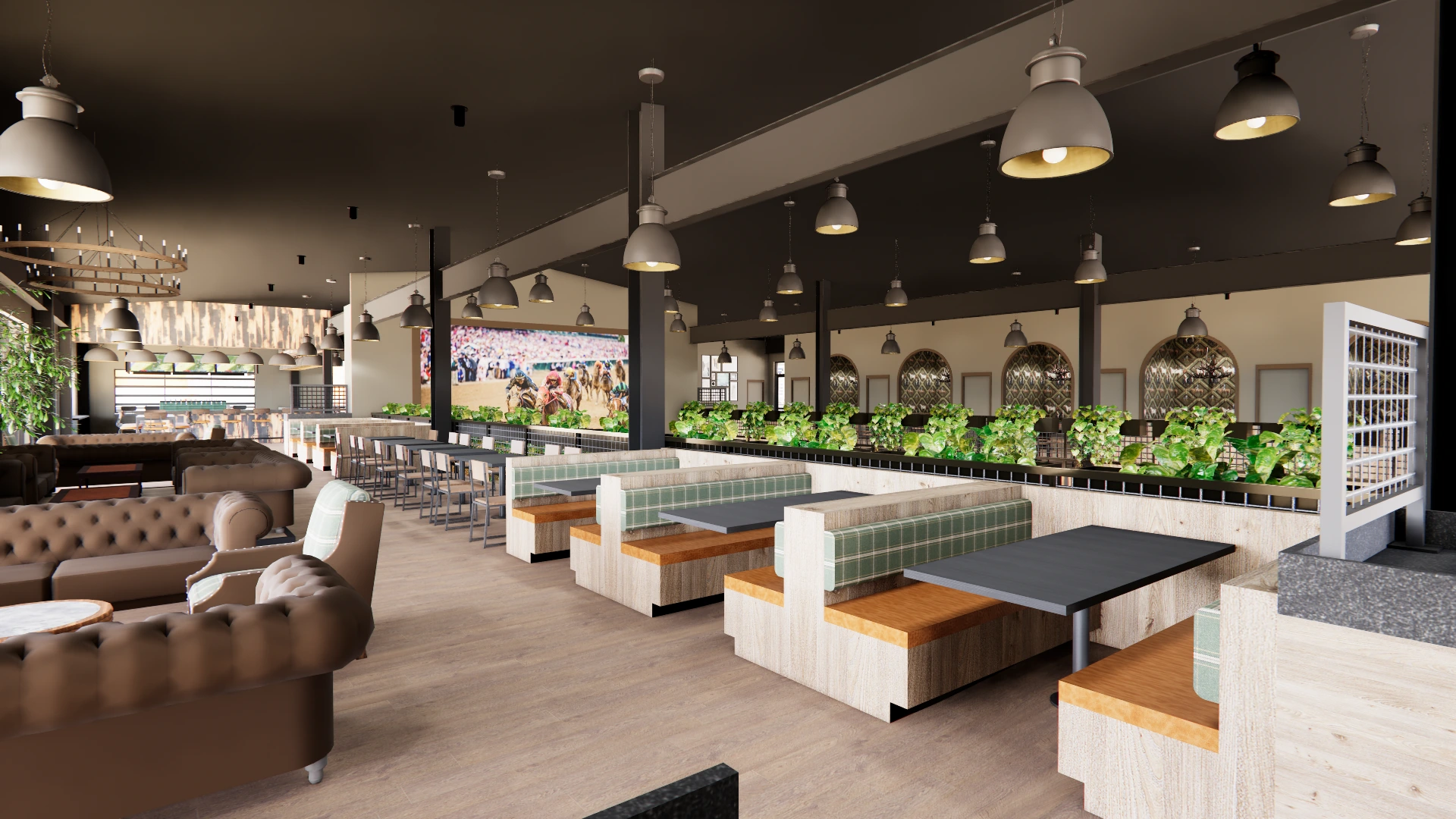 Union Collective · mezzanine dining and lounge · concept rendering